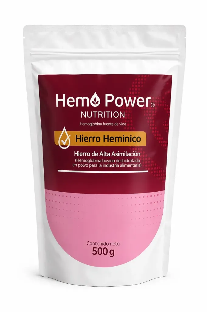 HEMOGLOBINA EN POLVO CONSUMO HUMANO- DOY PACK