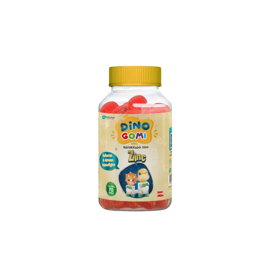 GOMITAS DE ZINC - DINO KIDS