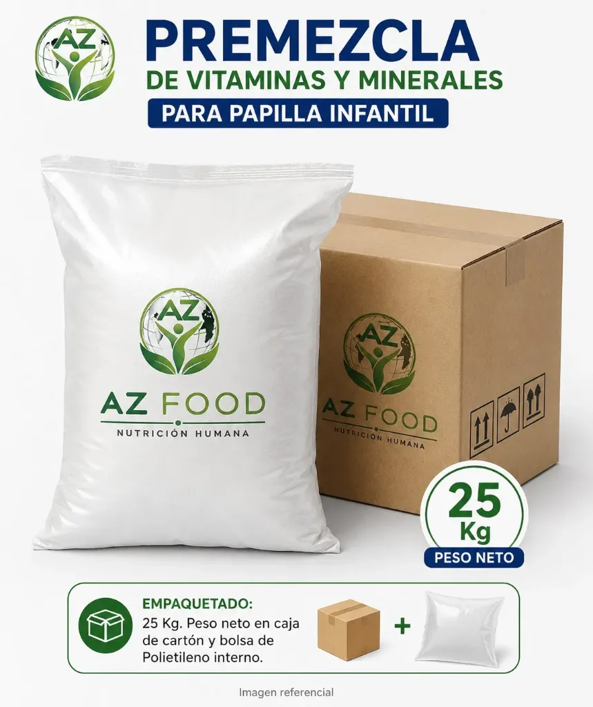 PRE MEZCLA DE VITAMINAS Y MINERALES PAPILLA INFANTIL (WE-18408)